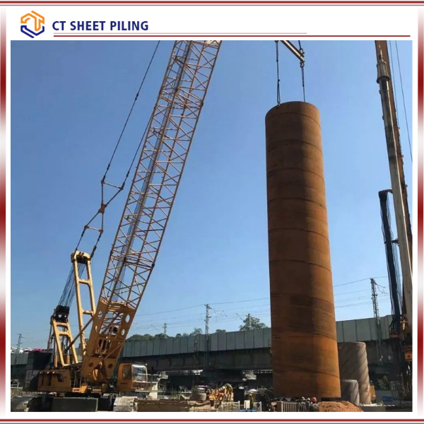 21,000 tons tubular sheet pile shipped to Manzanillo port,Mexico.